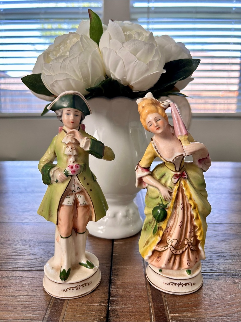 Vintage Colonial Man and Woman ~ Occupied Japan